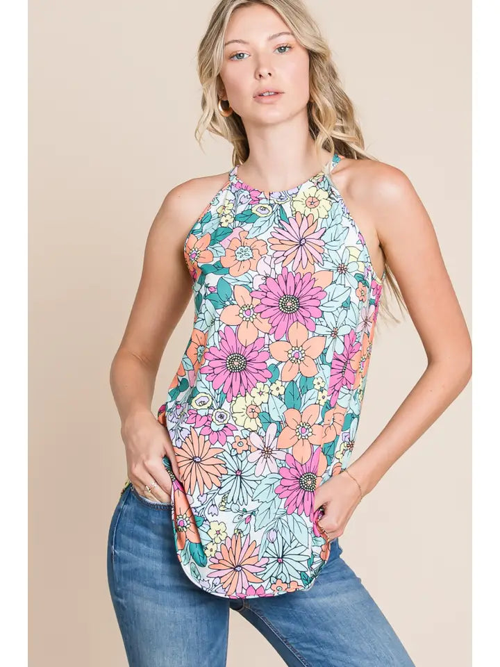 Hippie Floral Tank