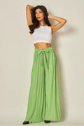 Tie Front Pleated Pant